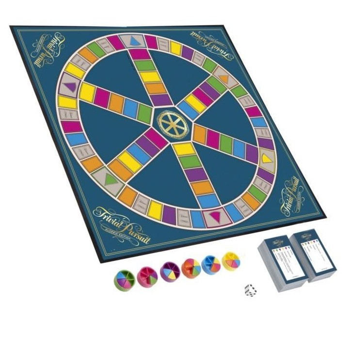 TRIVIAL PURSUIT - Classique - Jeu de societe de reflexion - Jeu de pla