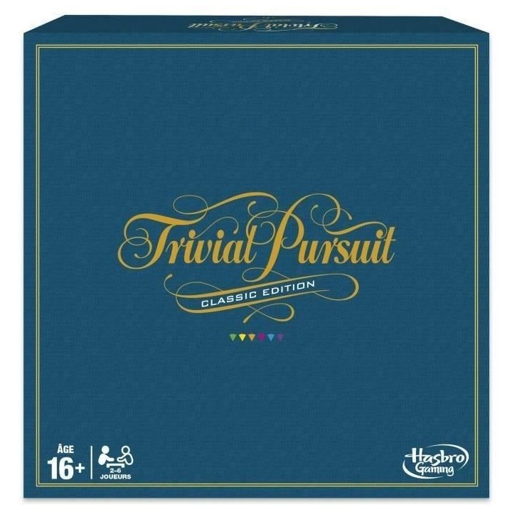 TRIVIAL PURSUIT - Classique - Jeu de societe de reflexion - Jeu de pla