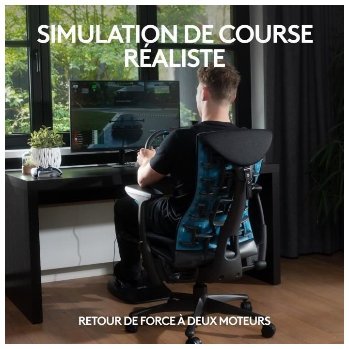 LOGITECH G29 Driving Force Volant de Course - Compatible PS5 - PS4 et