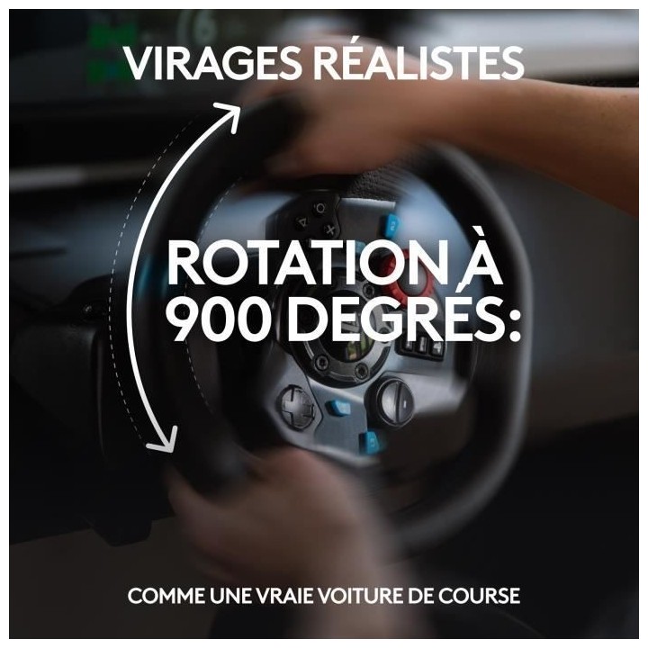 LOGITECH G29 Driving Force Volant de Course - Compatible PS5 - PS4 et