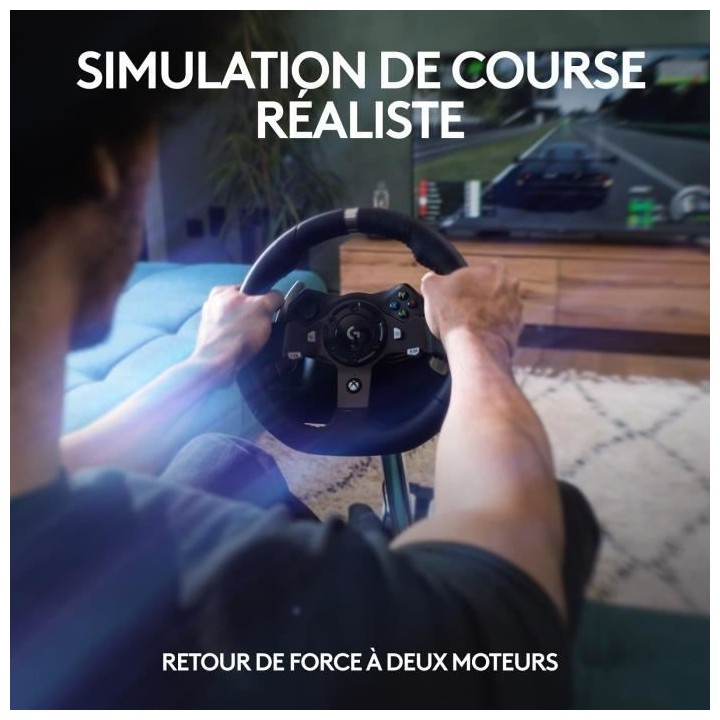 LOGITECH Volant de course G920 Driving Force - Xbox SERIES X - Xbox On