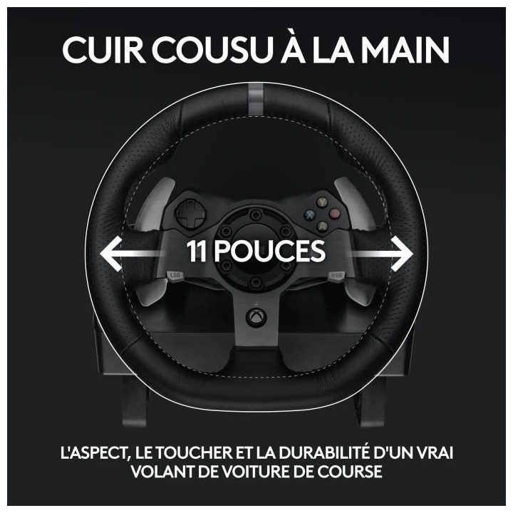 LOGITECH Volant de course G920 Driving Force - Xbox SERIES X - Xbox On