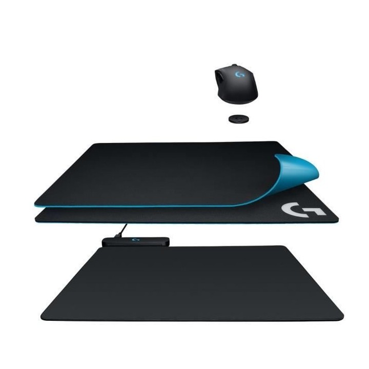 LOGITECH - Tapis de Souris Gamer Powerplay - Systeme de charge de la s