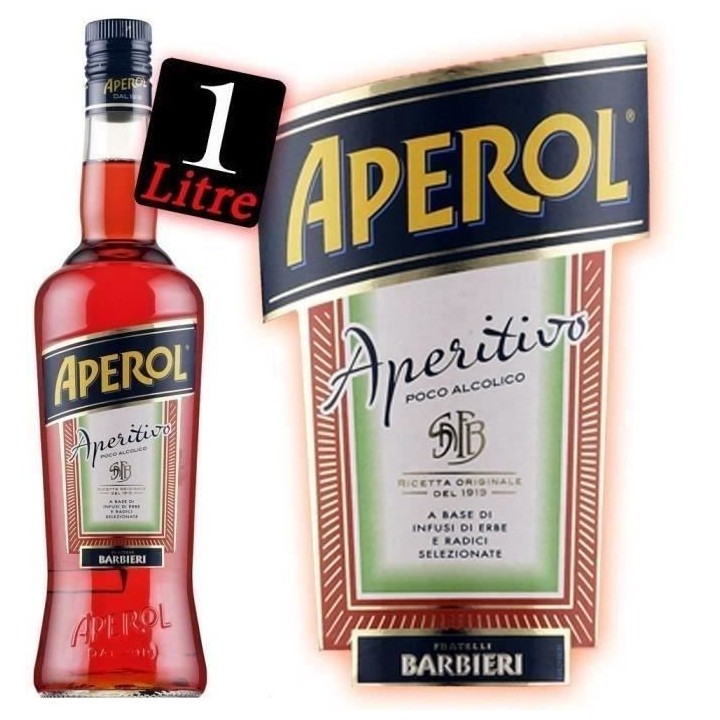 Aperol Barbieri - Aperitivo - Italie - 12.5%vol - 100cl