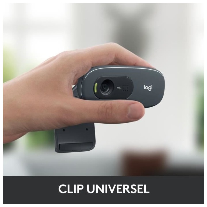 Webcam HD - Logitech - C270 - USB avec microphone