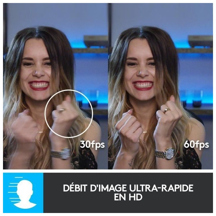 LOGITECH - Webcam Stream Full HD C922 Pro - Noir