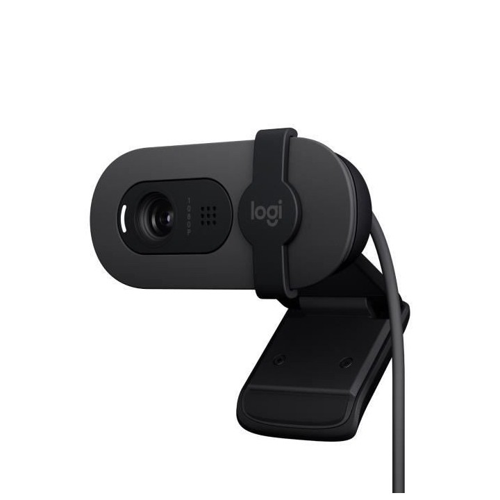 Webcam - Full HD 1080p - LOGITECH - Brio 100 - Microphone intégré -