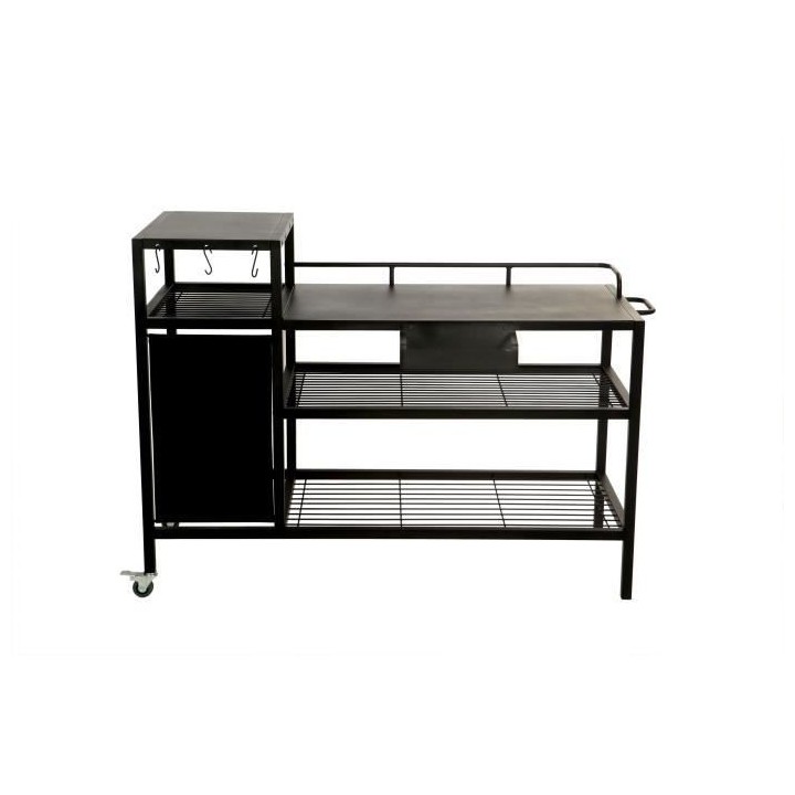 Chariot pour Plancha - BRASERO - OUTDOOR KITCHEN - Métal - Noir - 128