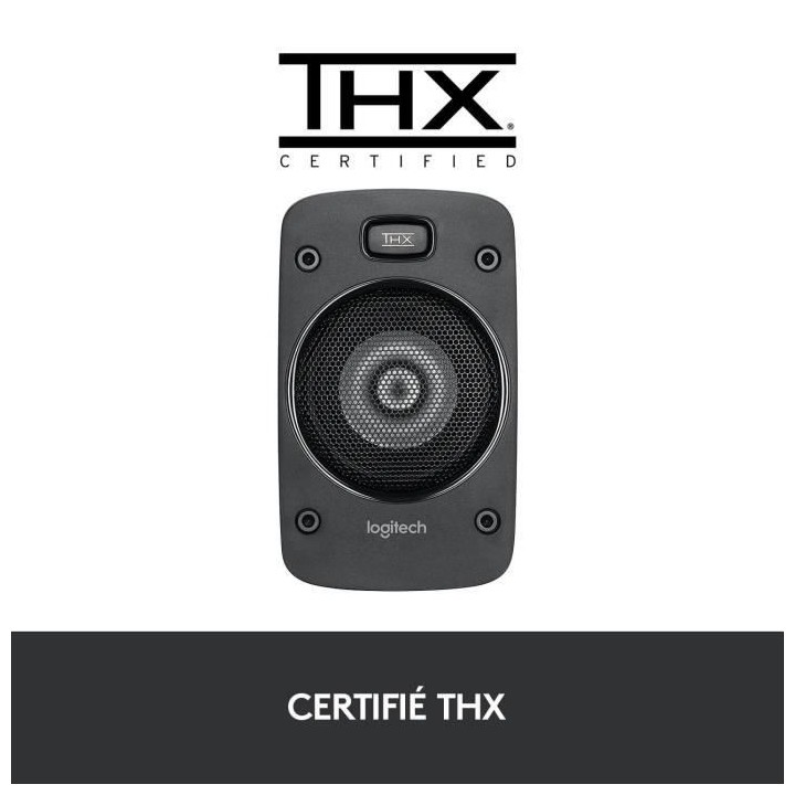 Systeme de Haut-parleurs - LOGITECH - Z906 - Son surround 5.1 - 500W