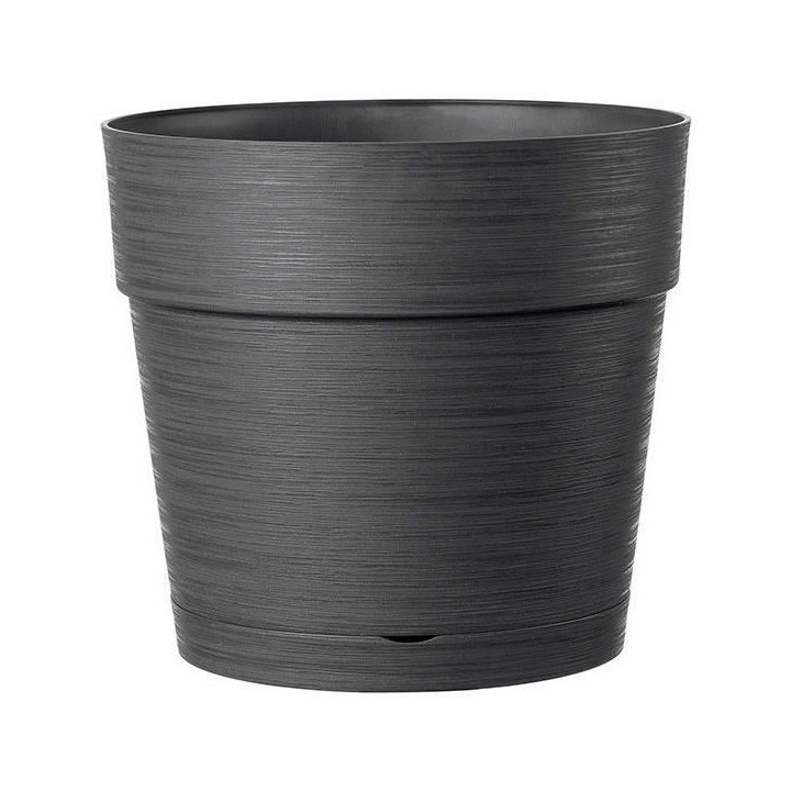 Pot de fleur - DEROMA - Vaso Save R - 58L - 48cm - Gris foncé
