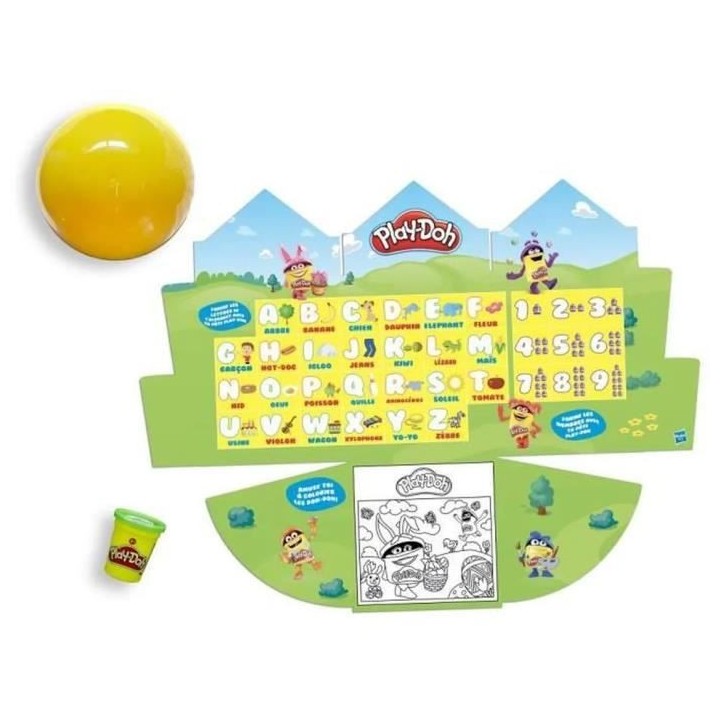 PLAYDOH - oeuf de Pâques géant avec 7 Surprises - des 3 Ans