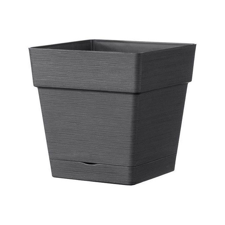Pot de fleur - DEROMA - Quadro Save R - 31L - 35cm - Gris foncé