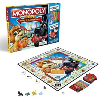 MONOPOLY - Junior Electronique - Jeu de societe pour enfants - Jeu de