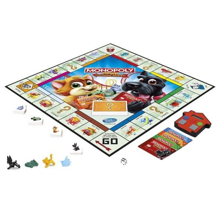 MONOPOLY - Junior Electronique - Jeu de societe pour enfants - Jeu de