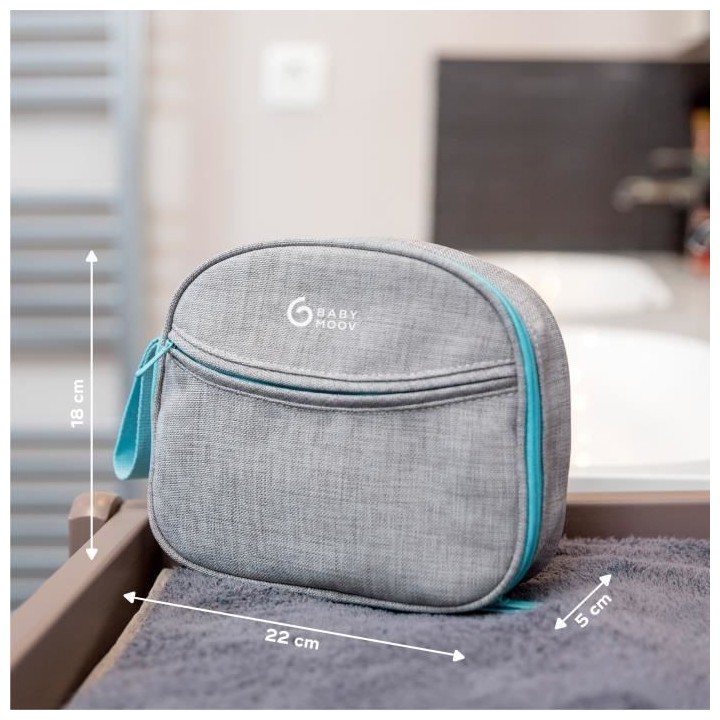 Babymoov Trousse de soin pour bébé, 9 Accessoires, avec Thermometre