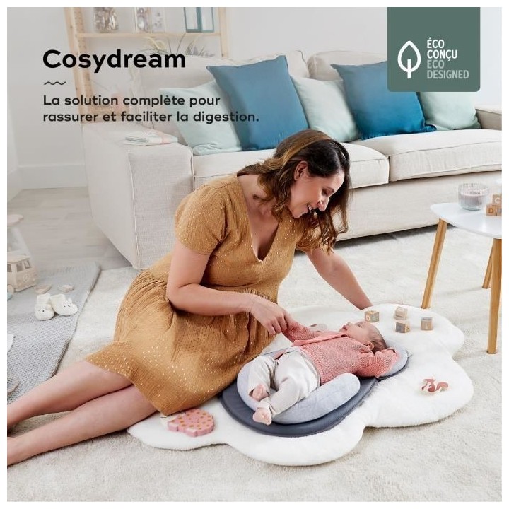 Babymoov Cosydream Original Smokey Support Morphologique, Réducteur N