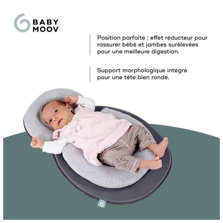 Babymoov Cosydream Original Smokey Support Morphologique, Réducteur N