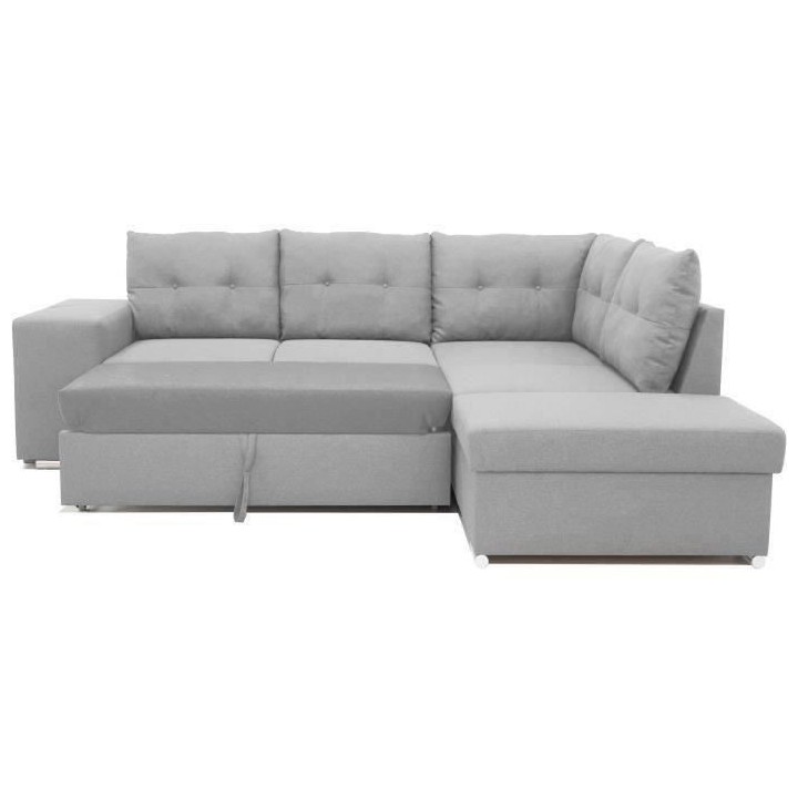 Canapé d'angle convertible réversible 4-5 places MITCHELL - Tissu Gr