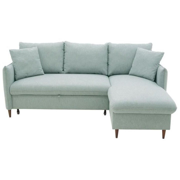 Canapé d'angle convertible réversible 4 places GERAUD - Tissu Flash