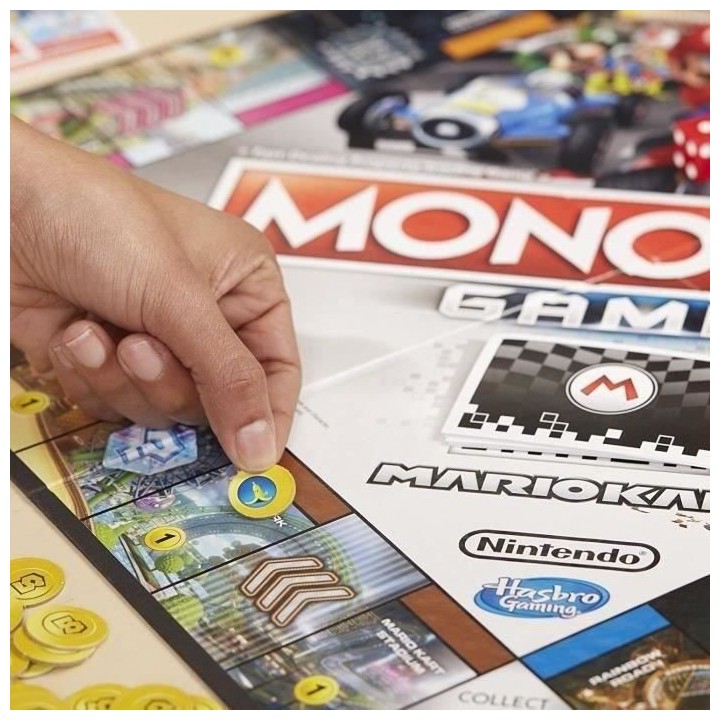 MONOPOLY - Gamer Mario Kart – Jeu de societe - Jeu de plateau