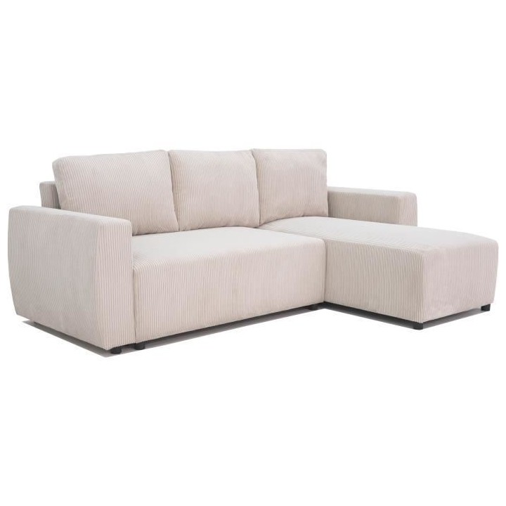 Canapé d'angle convertible réversible 3-4 places PHARELL - Velours c