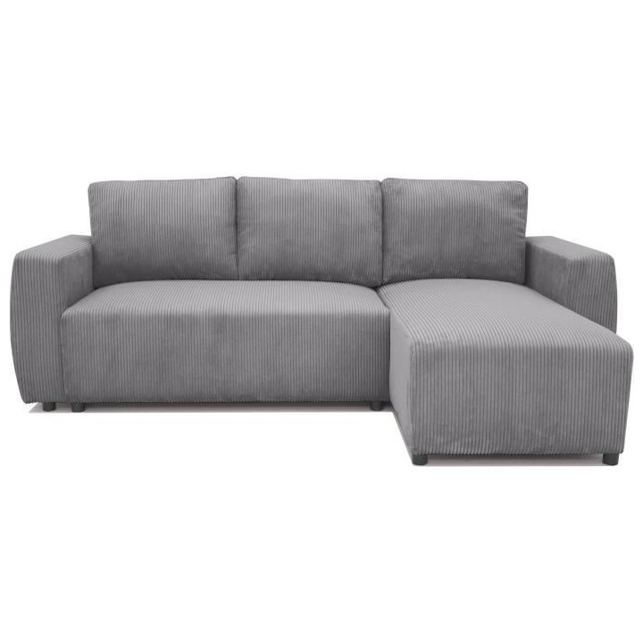 Canapé d'angle convertible réversible 3-4 places PHARELL - velours c