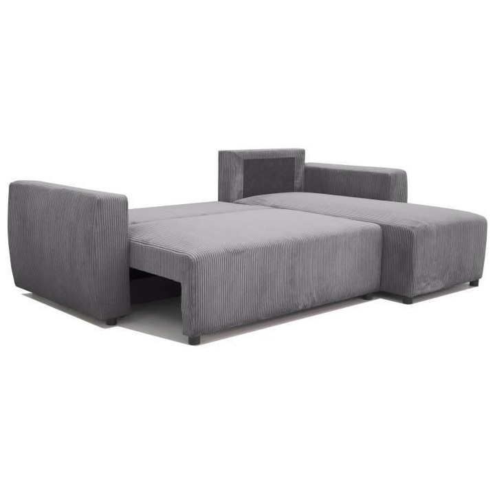 Canapé d'angle convertible réversible 3-4 places PHARELL - velours c