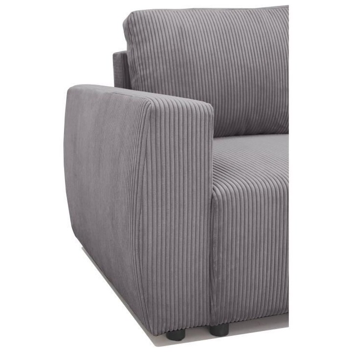 Canapé d'angle convertible réversible 3-4 places PHARELL - velours c