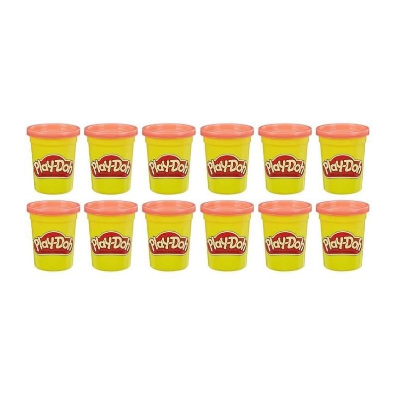 PLAY-DOH - 12 Pots Rouge - Pâte a modeler