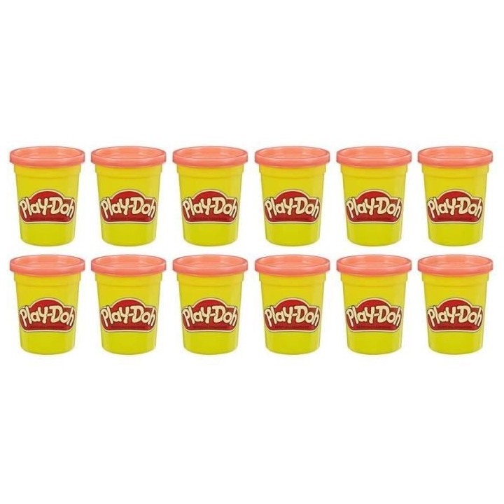 PLAY-DOH - 12 Pots Rouge - Pâte a modeler