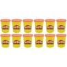 PLAY-DOH - 12 Pots Rouge - Pâte a modeler