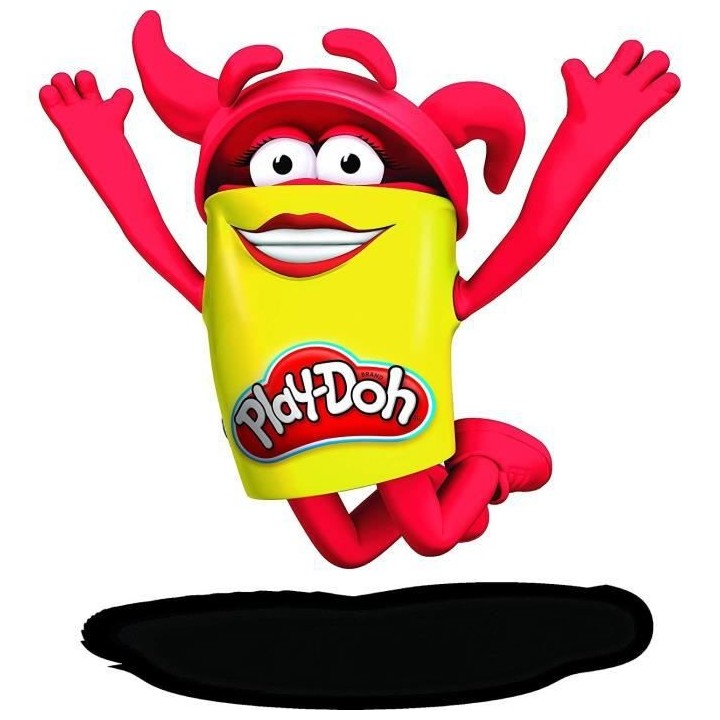 PLAY-DOH - 12 Pots Rouge - Pâte a modeler