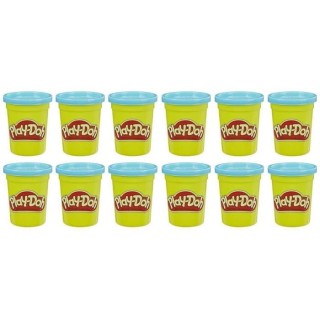 PLAY-DOH - 12 Pots Bleu - Pâte a modeler