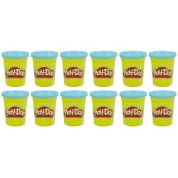 PLAY-DOH - 12 Pots Bleu -...