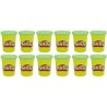 PLAY-DOH - 12 Pots Vert - Pâte a modeler