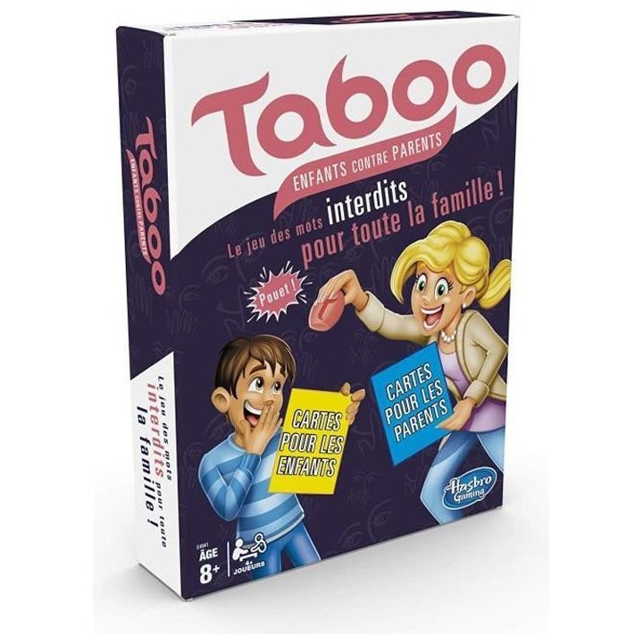 TABOO - Enfants contre Parents - Jeu de societe de reflexion - Jeu de