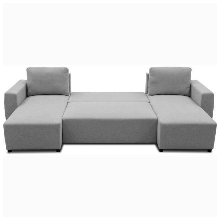 Canapé d'angle convertible panoramique PHARELL 5/6 places - Tissu sou