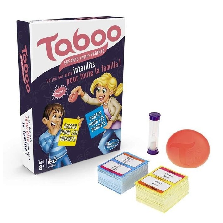 TABOO - Enfants contre Parents - Jeu de societe de reflexion - Jeu de