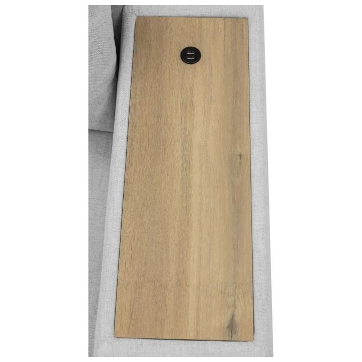 Canapé d'angle convertible réversible VALDO 3 a 4 places - Tissu Sou