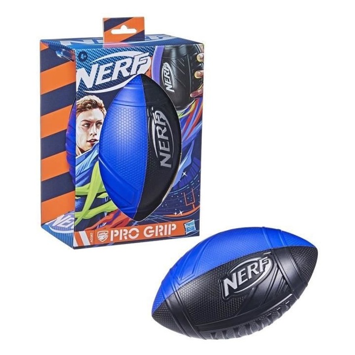 NERF - Ballon de football américain Pro Grip - Bleu