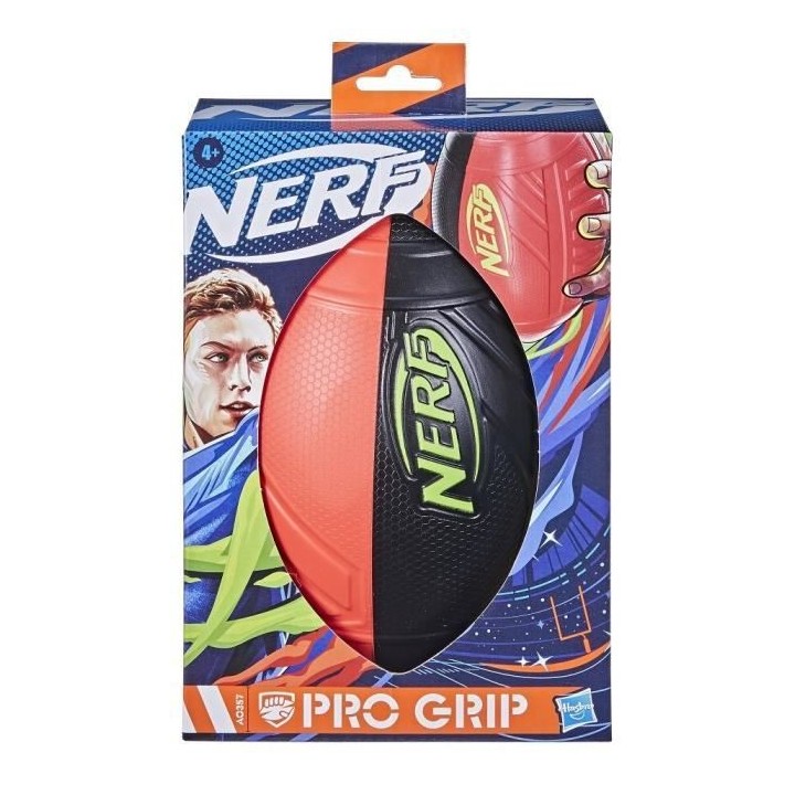 NERF - Ballon de football américain Pro Grip - Rouge