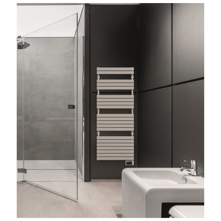 Radiateur seche-serviettes électrique AIRELEC Nantua 3 - 500W, fluide