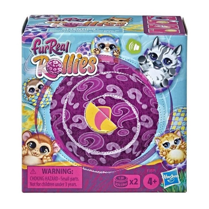 FURREAL FRIENDS - Rollies - Peluche : amusante a déballer, sons élec