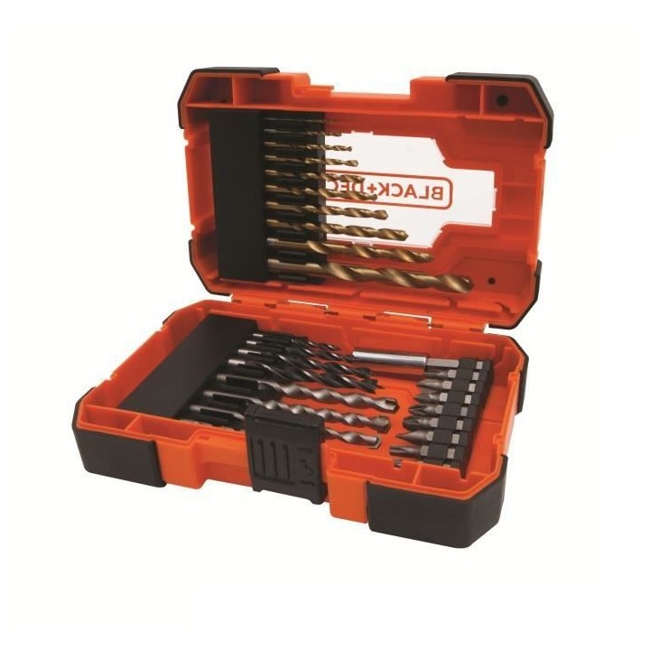 Coffret Vissage Perçage BLACK+DECKER A7235-XJ - 27 Accessoires
