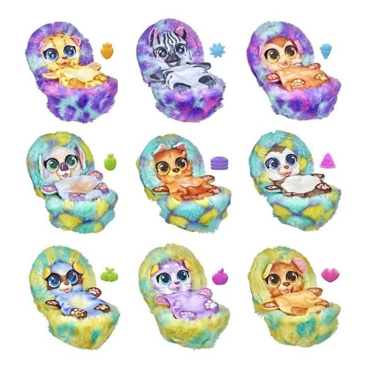 FURREAL FRIENDS - Rollies - Peluche : amusante a déballer, sons élec