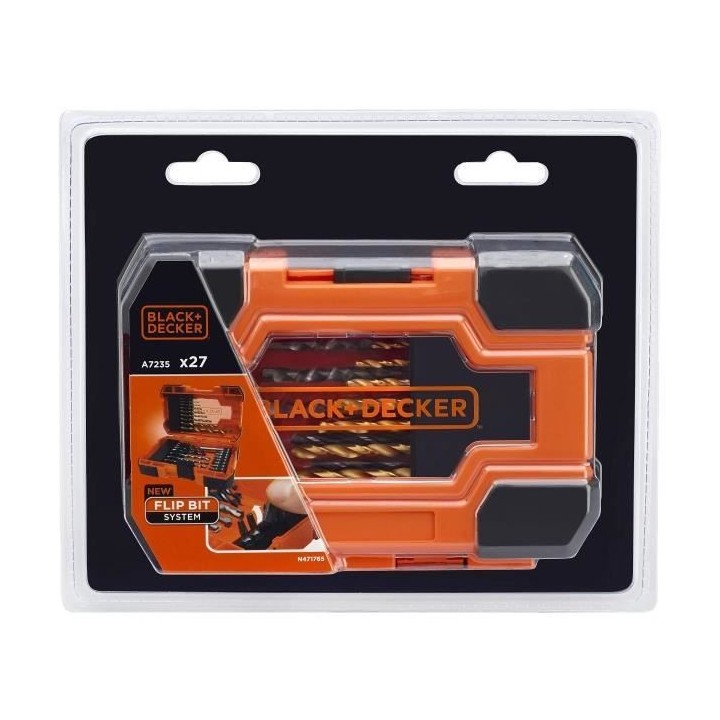 Coffret Vissage Perçage BLACK+DECKER A7235-XJ - 27 Accessoires