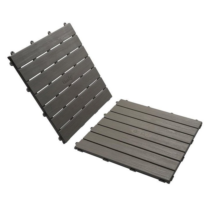 Smoby - Set de 6 dalles - Plancher de Maison - Anti-UV - 45x45cm - Eff