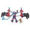 MARVEL SPIDER-MAN - Bend and Flex - Missions Spider-Man Mission dans l'espace - Figurine flexible, 15 cm, pour enfants des 4 a