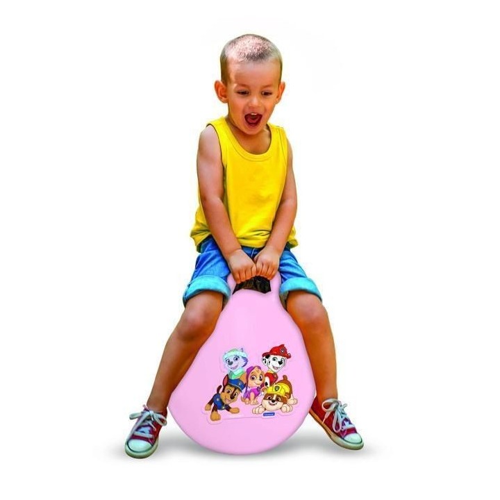 Balle Sauteuse Gonflable rose Pat' Patrouille 45cm