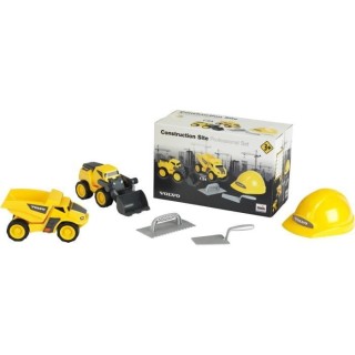 Jouet de chantier - KLEIN - Set de chantier Volvo Power avec casque, 5